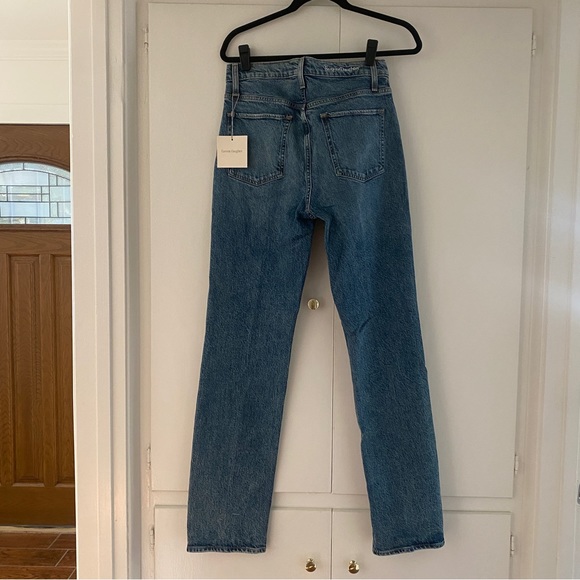 NWT Favorite Daughter THE VIVI HIGH RISE STRAIGHT LEG in Iris - Picture 5 of 6